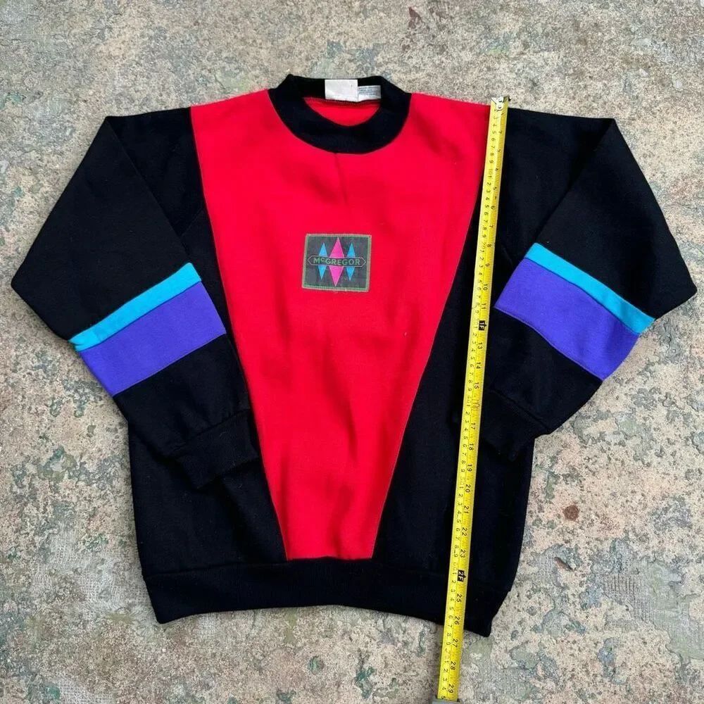 1980’s McGregor Color Block Vintage Crew Neck